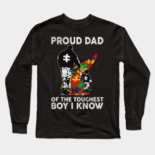 Proud Dad awareness Long Sleeve T-Shirt